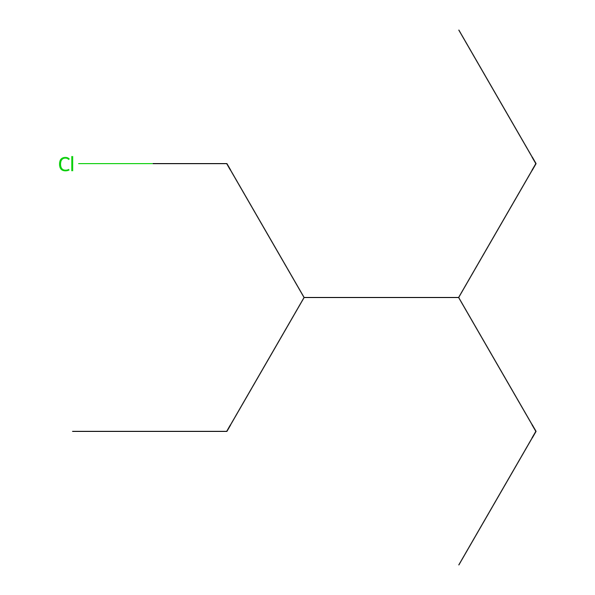 3-(Chloromethyl)-4-ethylhexane molecular structure, CAS 1523145-37-0