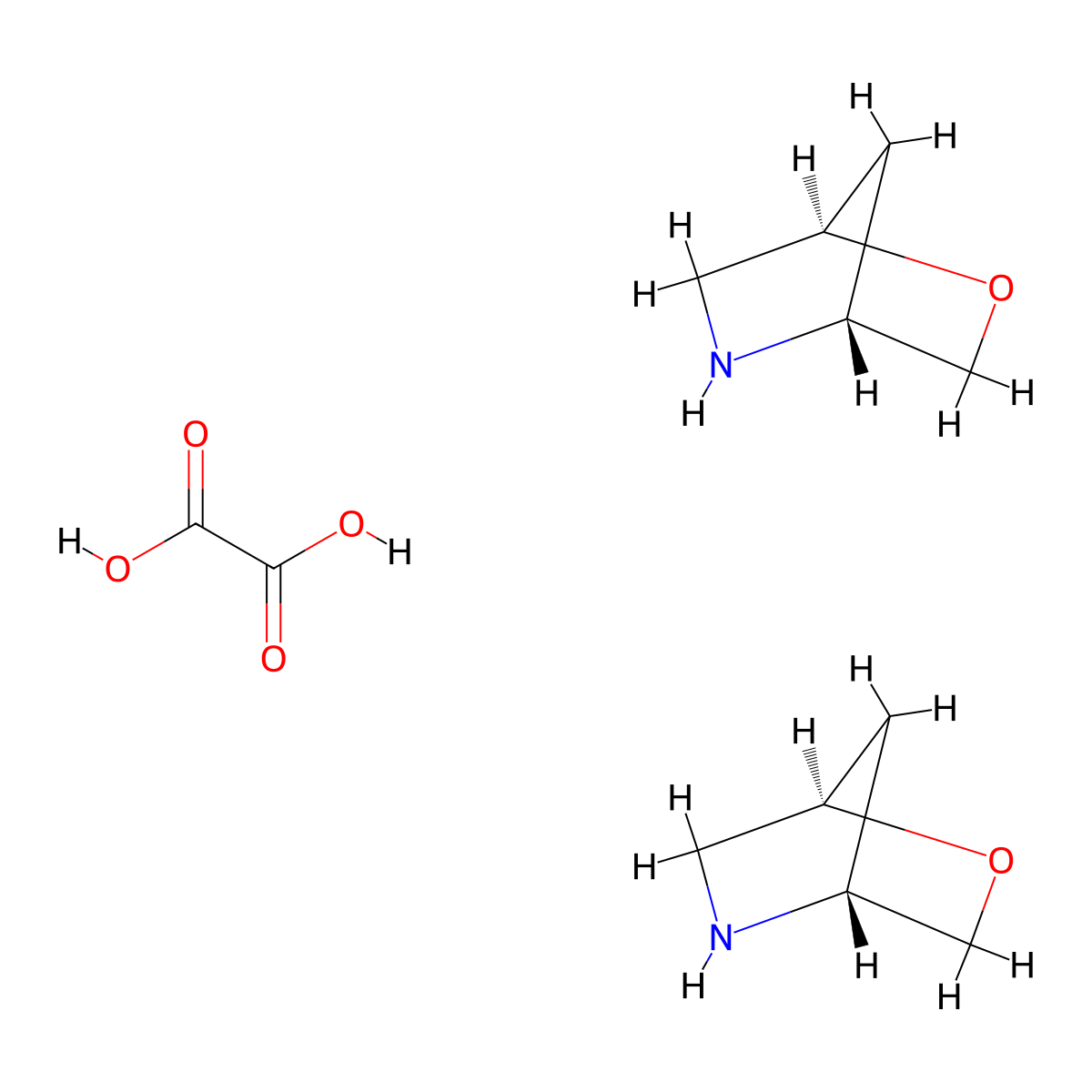 (1r,4r)-2-Oxa-5-azabicyclo[2.2.1]heptane hemioxalate molecular structure, CAS 1523530-74-6