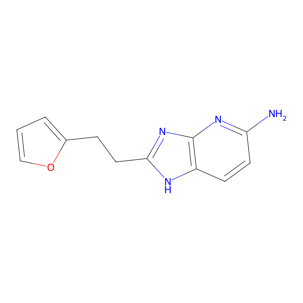 2-[2-(Furan-2-yl)ethyl]-3h-imidazo[4,5-b]pyridin-5-amine molecular structure, CAS 1523531-44-3