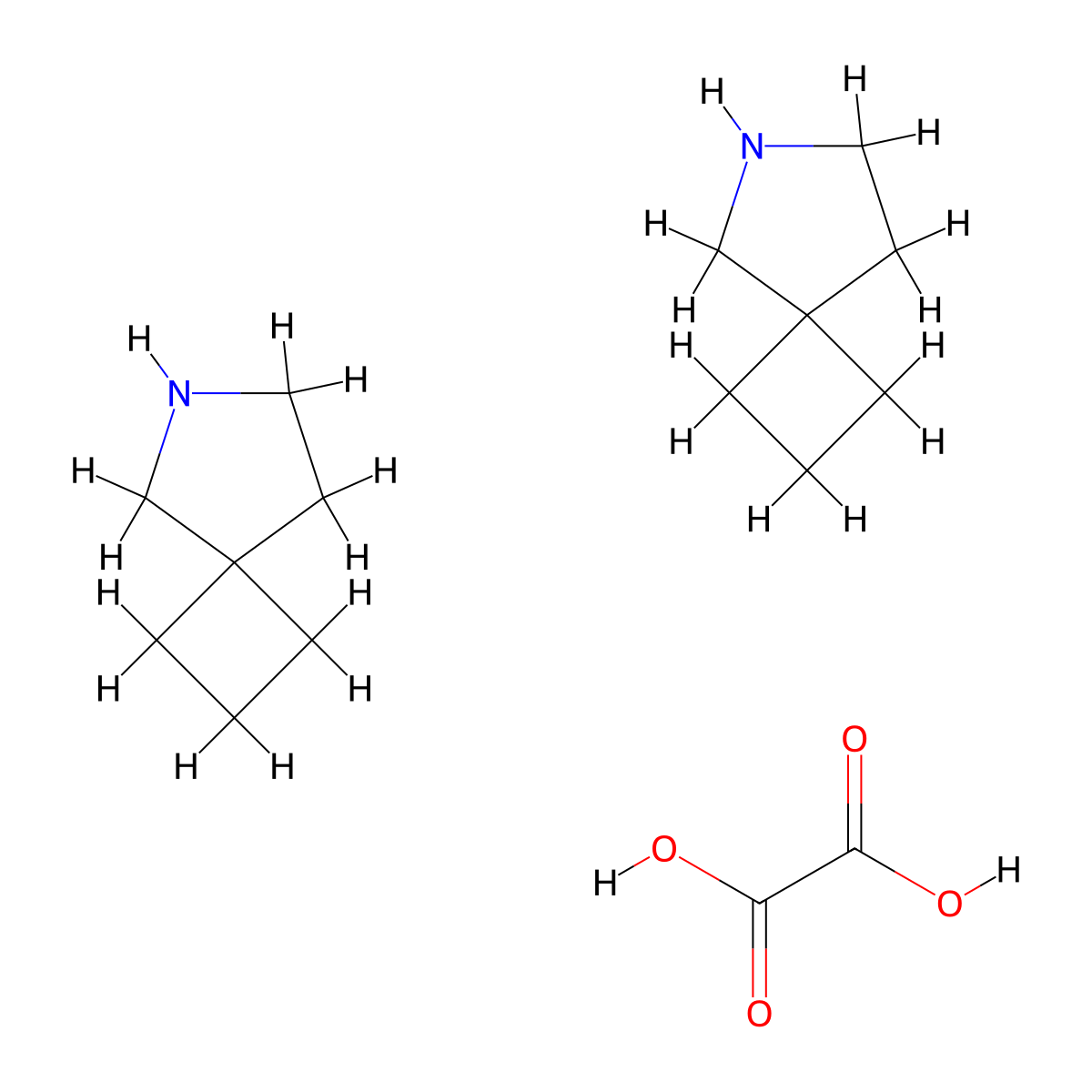 6-Azaspiro[3.4]octane hemioxalate molecular structure, CAS 1523571-81-4