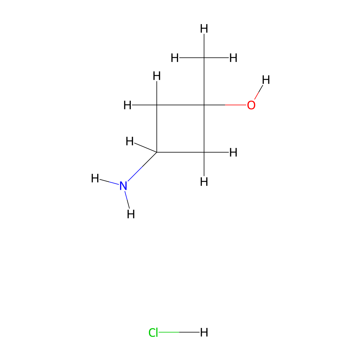 Rac-(1r,3s)-3-amino-1-methylcyclobutan-1-ol hydrochloride molecular structure, CAS 1523606-23-6