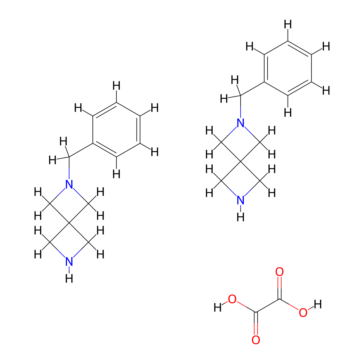 2-Benzyl-2,6-diazaspiro[3.3]heptane hemioxalate molecular structure, CAS 1523606-27-0