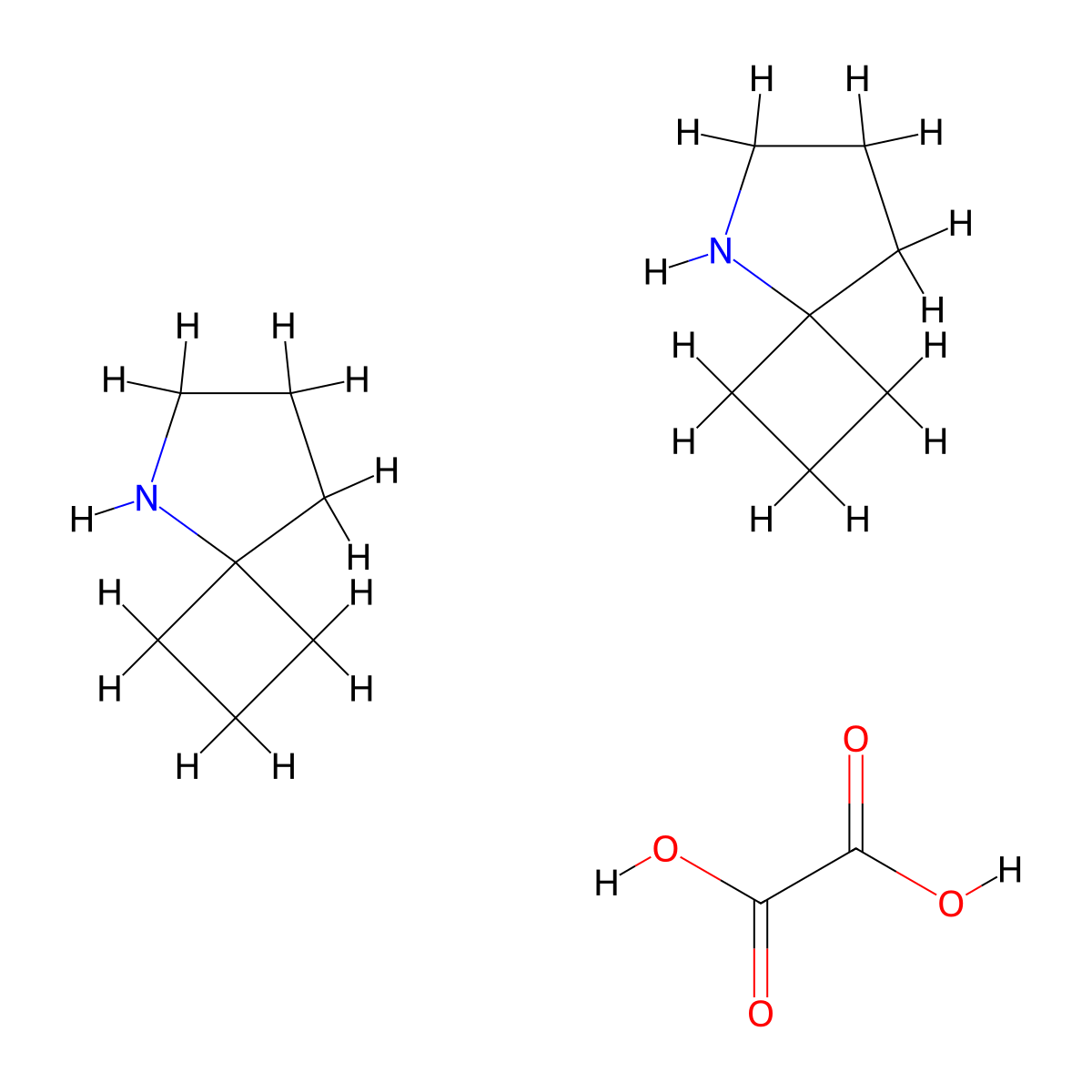 5-Azaspiro[3.4]octane hemioxalate molecular structure, CAS 1523618-05-4