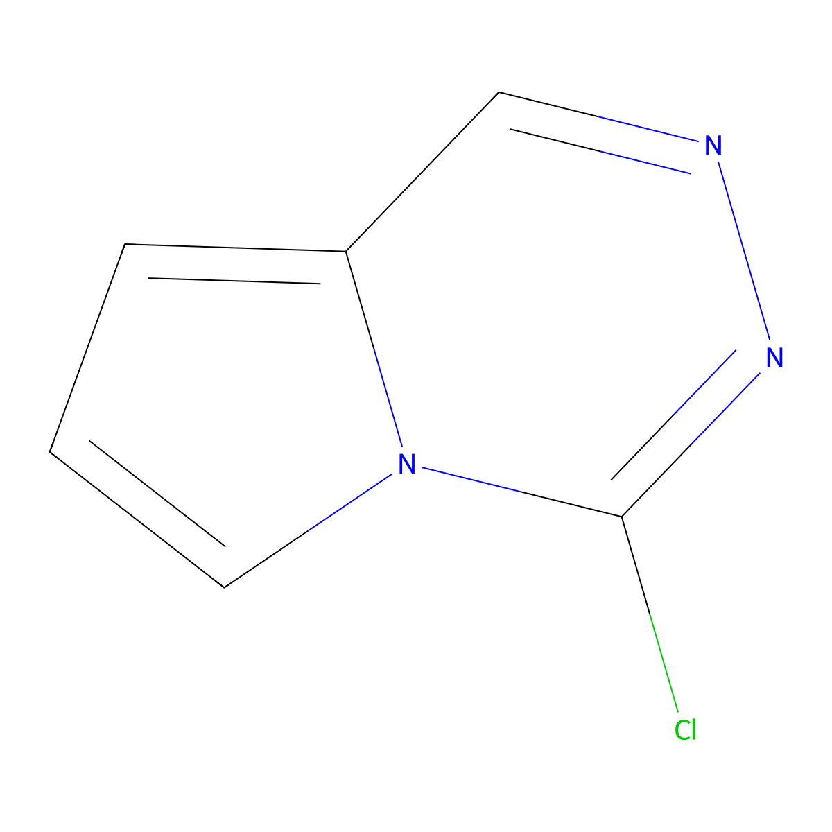 4-Chloropyrrolo[1,2-d][1,2,4]triazine molecular structure, CAS 1523693-52-8