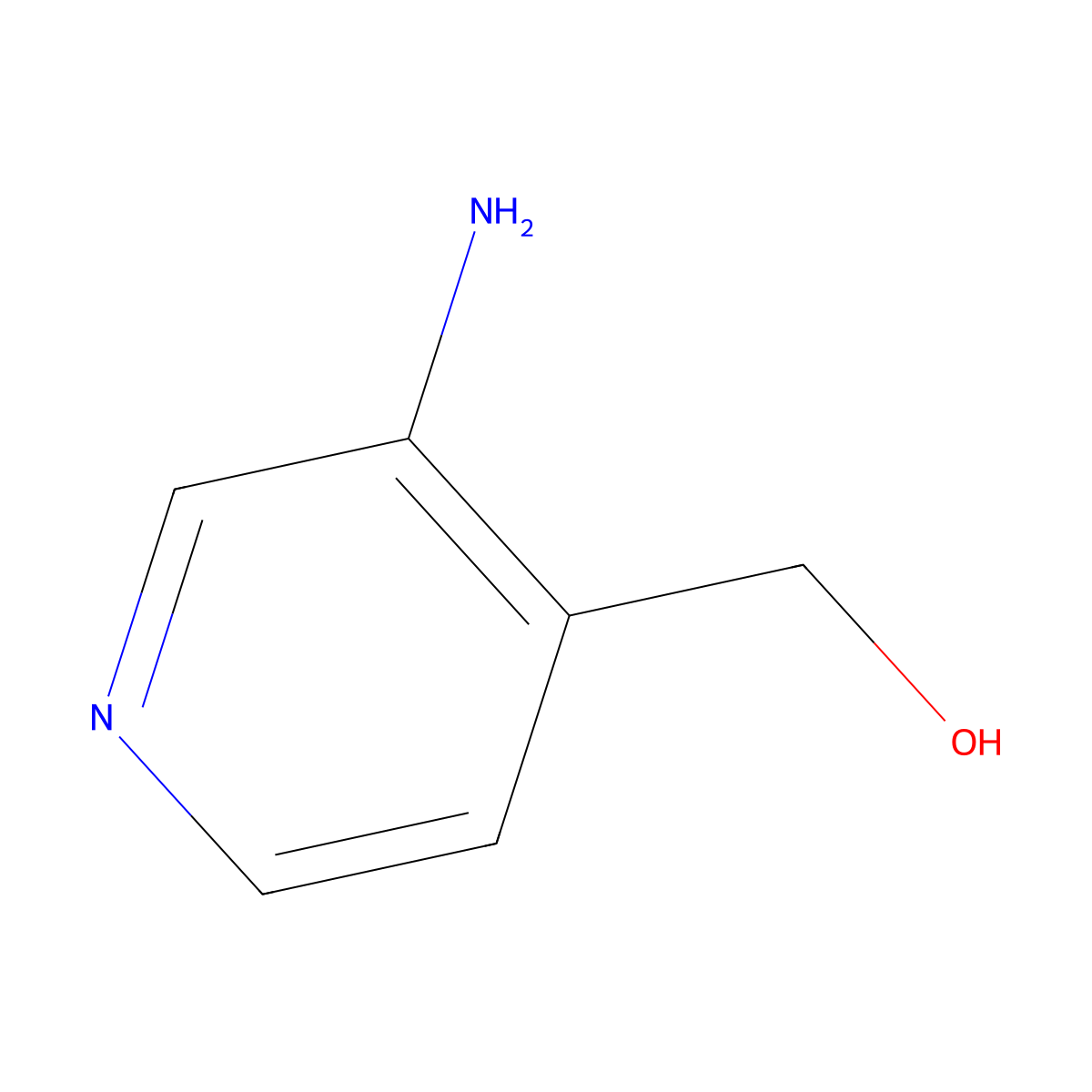 (3-Aminopyridin-4-yl)methanol molecular structure, CAS 152398-05-5