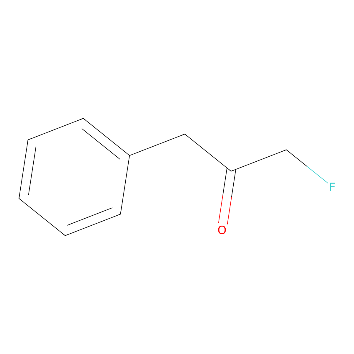 1-Fluoro-3-phenylpropan-2-one molecular structure, CAS 1524-06-7