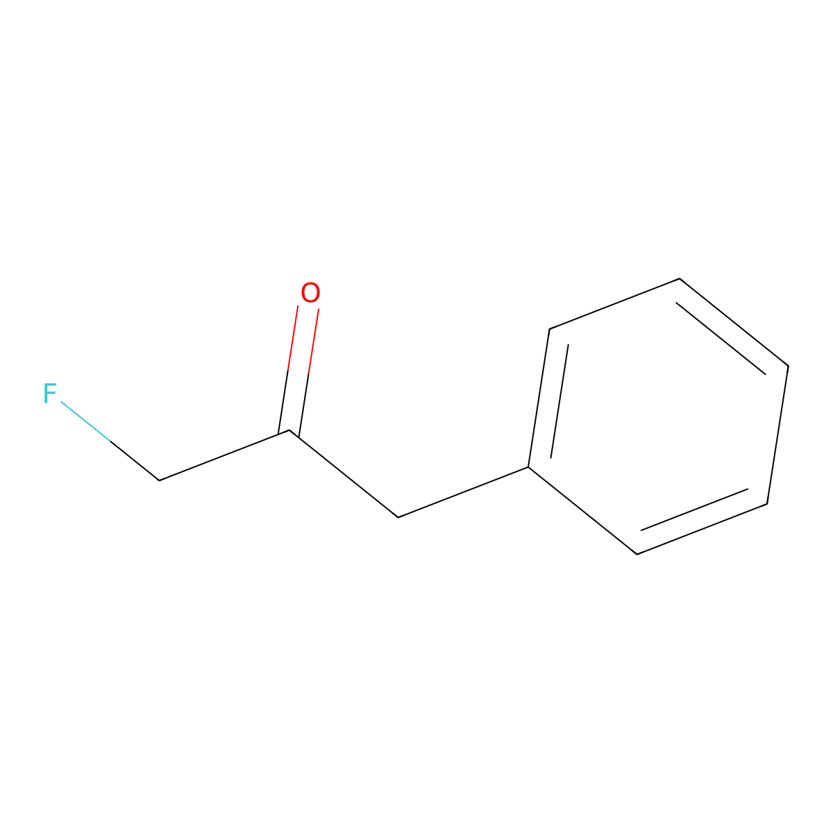 1-Fluoro-3-phenylpropan-2-one molecular structure, CAS 1524-06-7