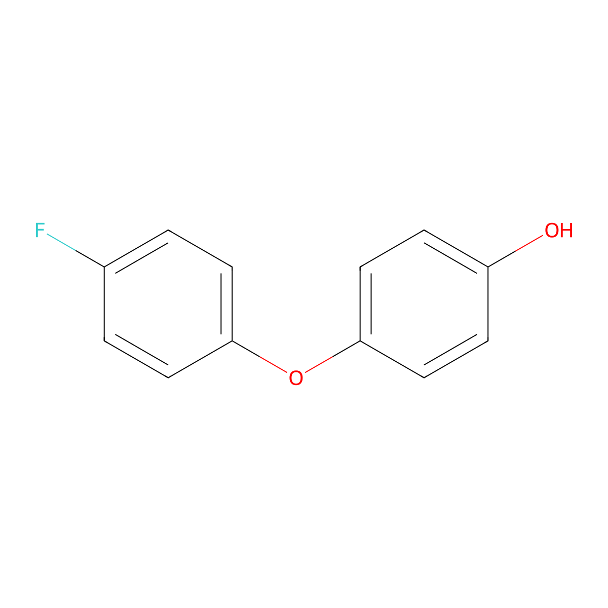 4-(4-Fluorophenoxy)phenol molecular structure, CAS 1524-19-2