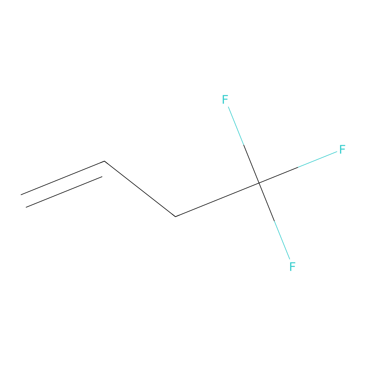 4,4,4-Trifluoro-1-butene molecular structure, CAS 1524-26-1