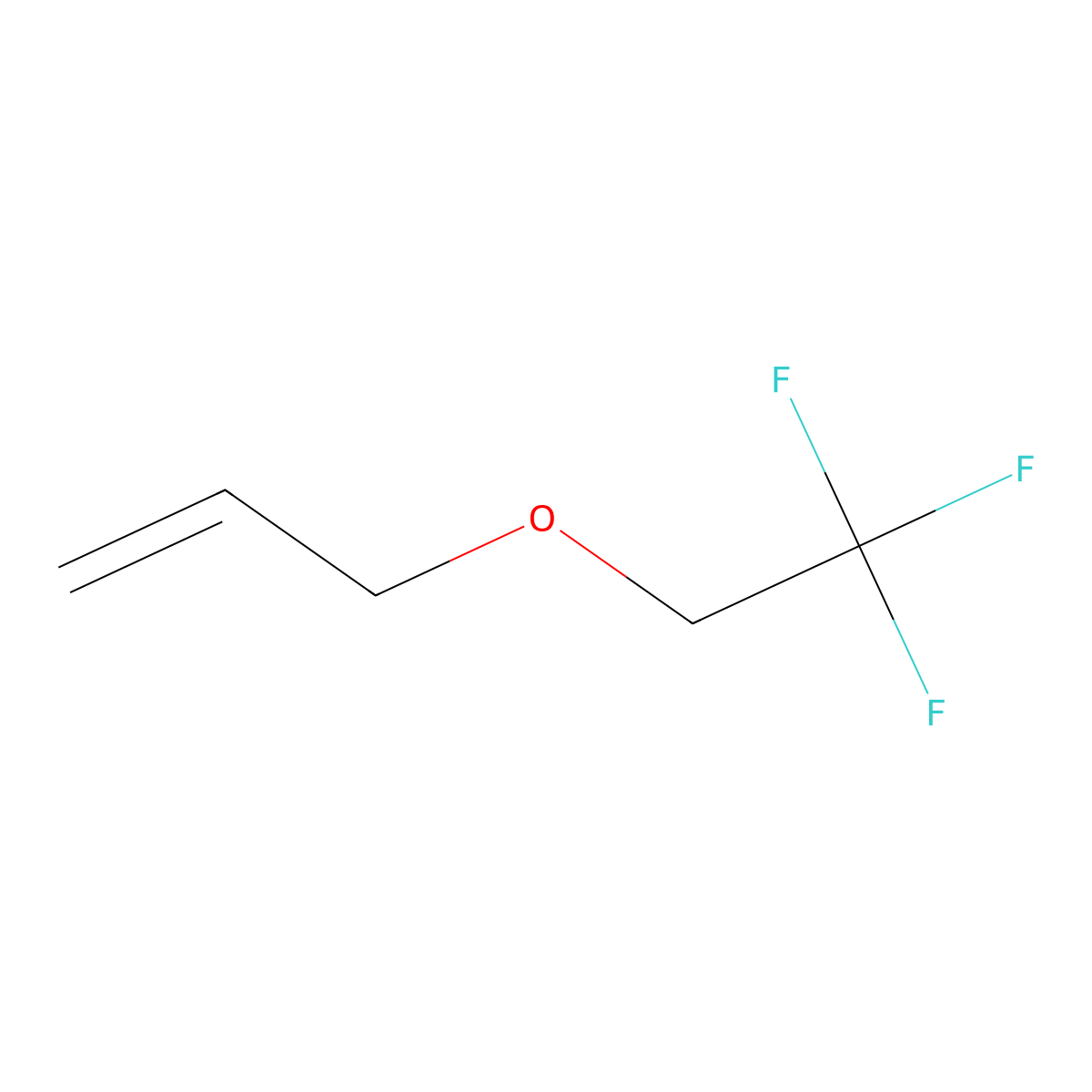 3-(2,2,2-Trifluoroethoxy)-1-propene molecular structure, CAS 1524-54-5