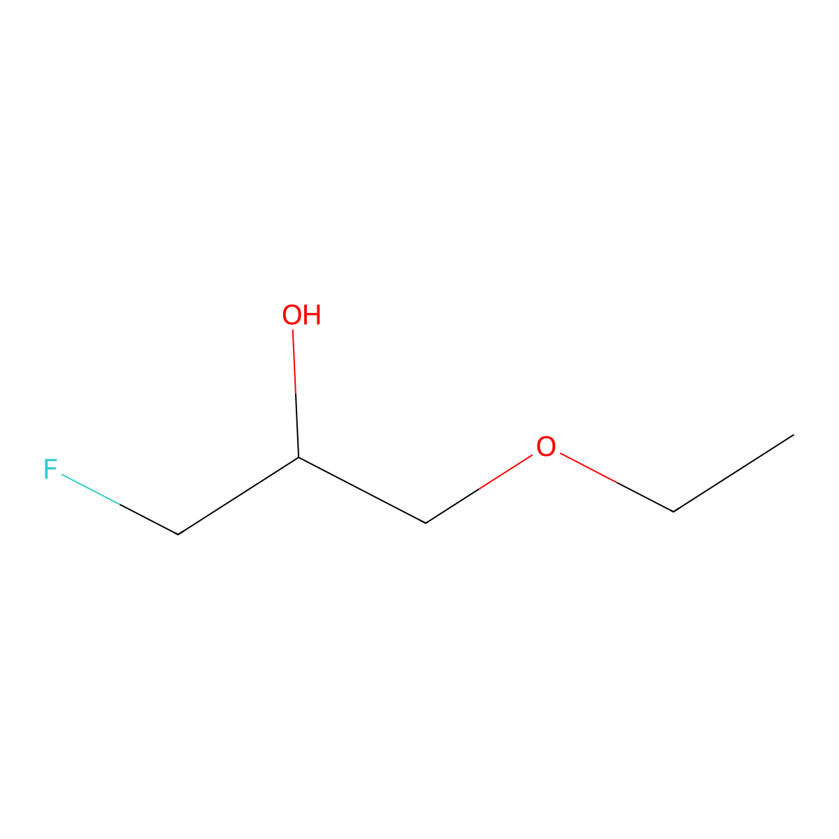 1-Ethoxy-3-fluoropropan-2-ol molecular structure, CAS 1524-63-6