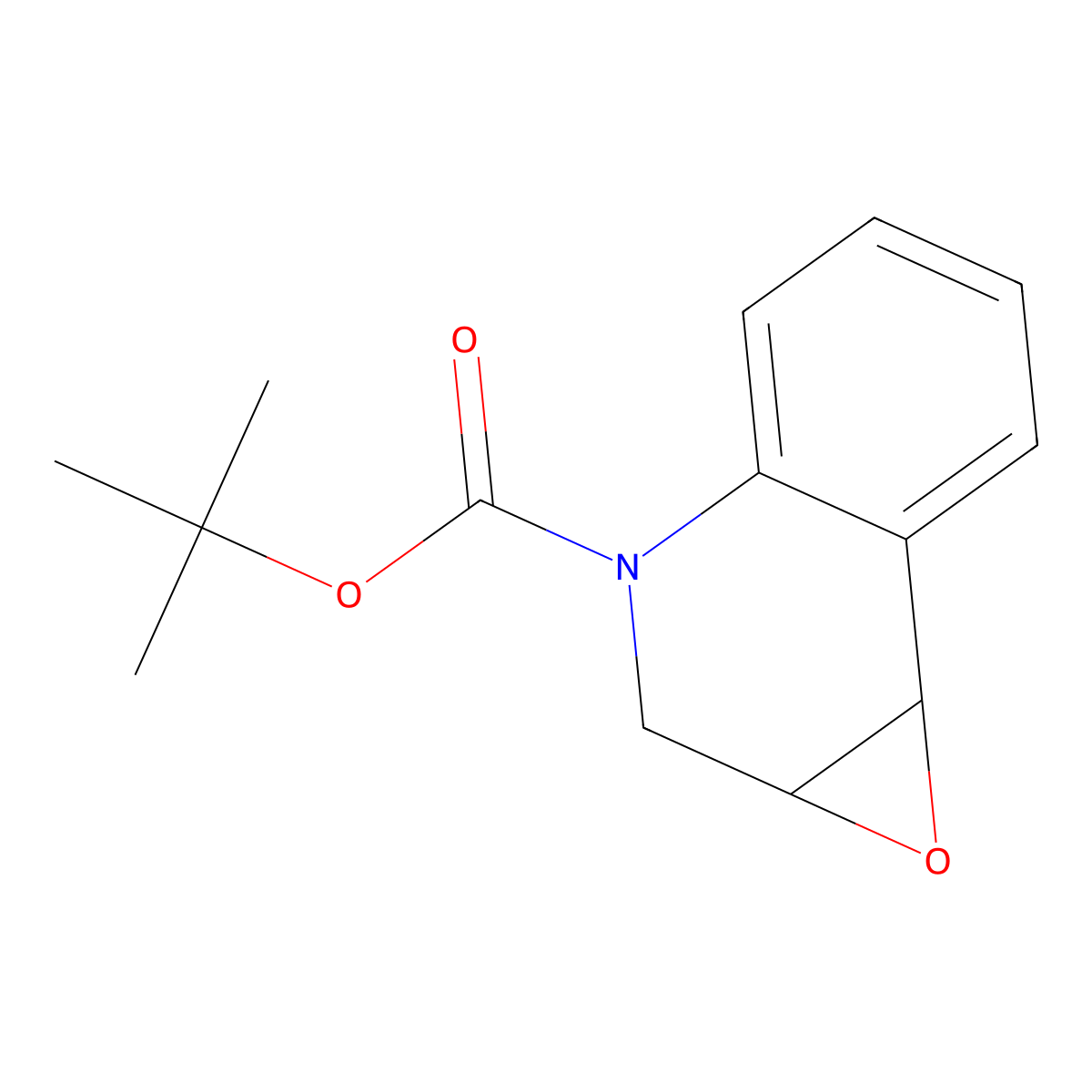 tert-butyl 1aH,6H,7H,7aH-oxireno[2,3-c]quinoline-6-carboxylate molecular structure, CAS 152400-17-4