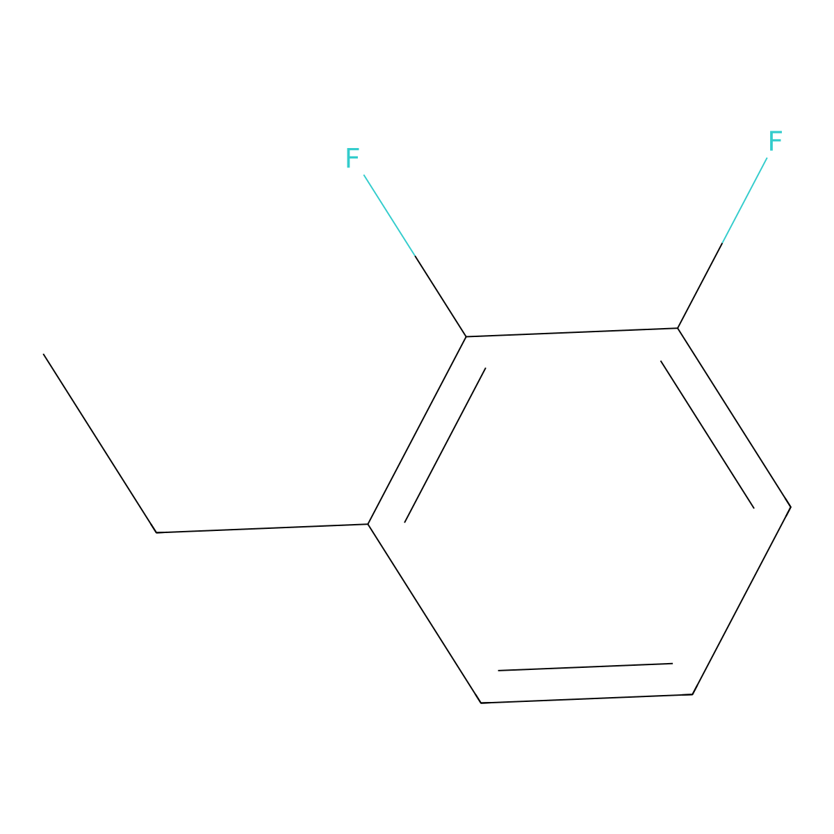 1-Ethyl-2,3-difluorobenzene molecular structure, CAS 152422-03-2