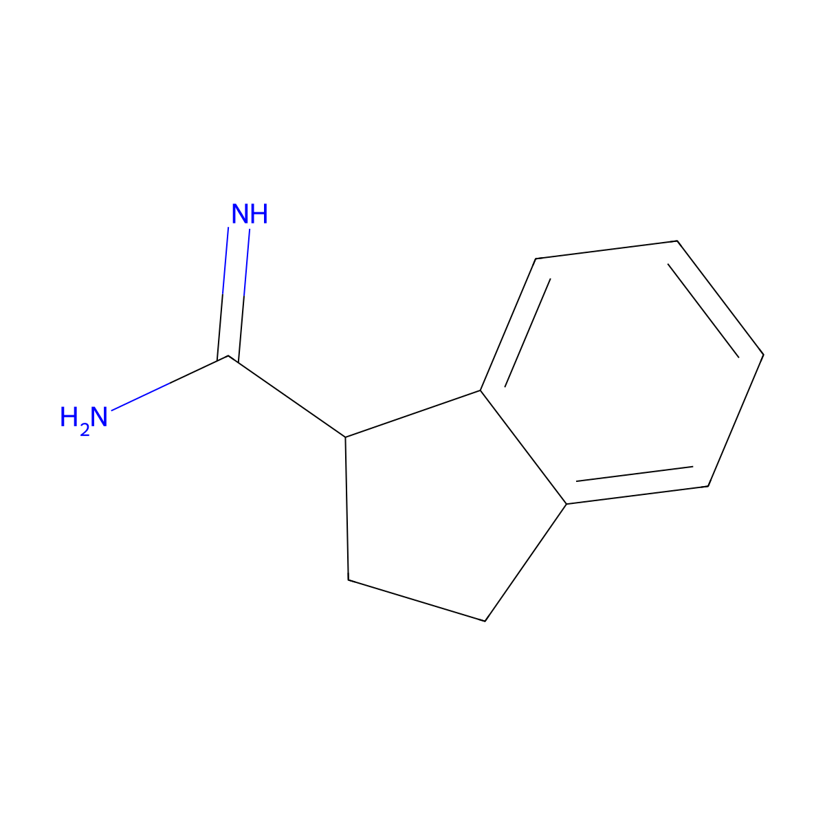 2,3-dihydro-1H-indene-1-carboximidamide molecular structure, CAS 1524244-57-2