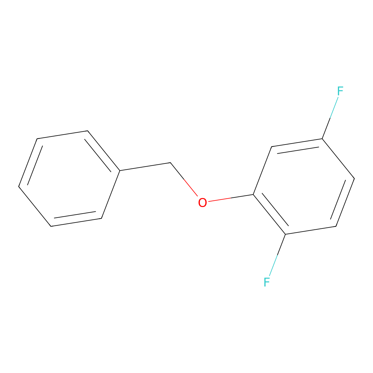 2-(Benzyloxy)-1,4-difluorobenzene molecular structure, CAS 152434-79-2