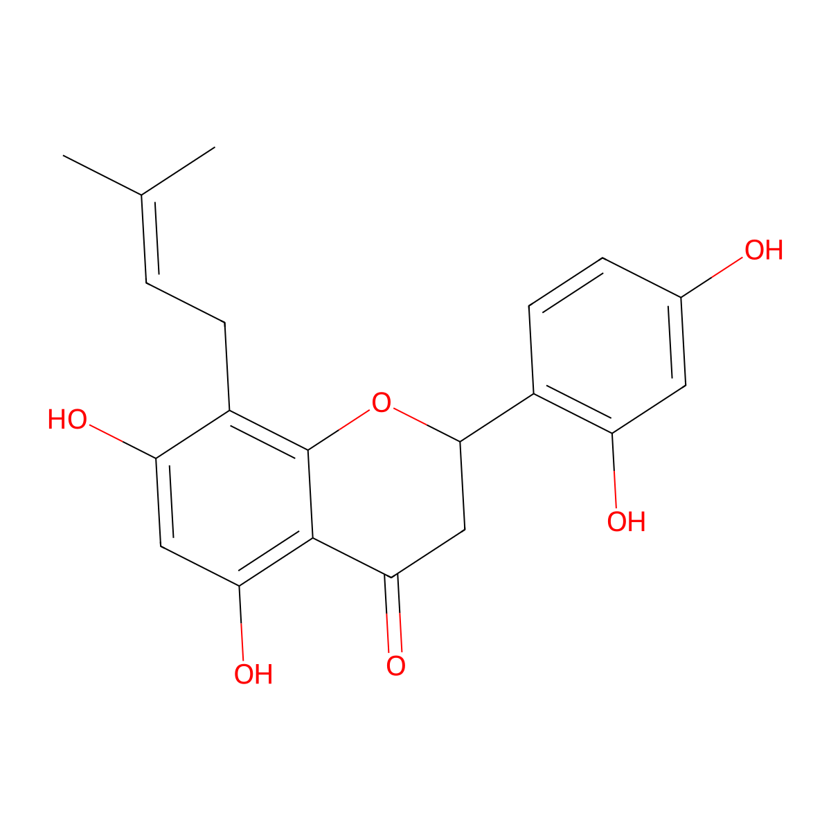 Leachianone G molecular structure, CAS 152464-78-3