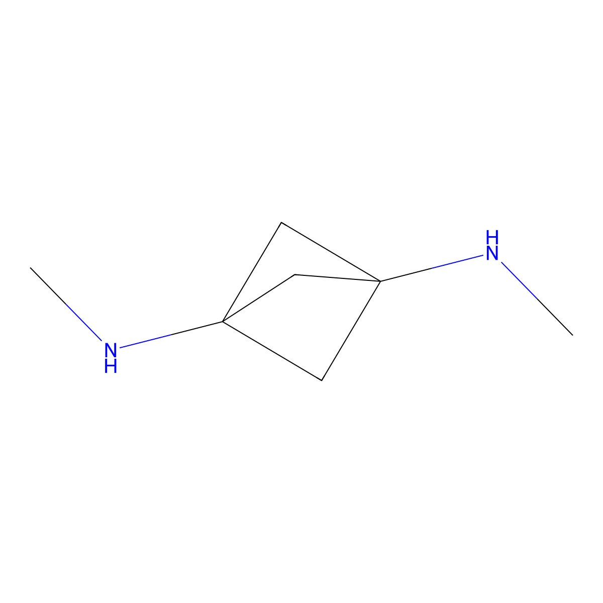 N1,N3-Dimethylbicyclo[1.1.1]pentane-1,3-diamine molecular structure, CAS 1524707-98-9