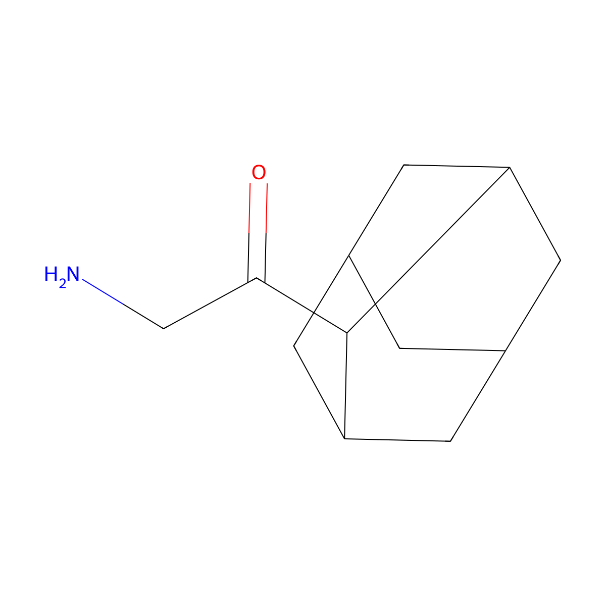1-(Adamantan-2-yl)-2-aminoethan-1-one molecular structure, CAS 1524759-19-0