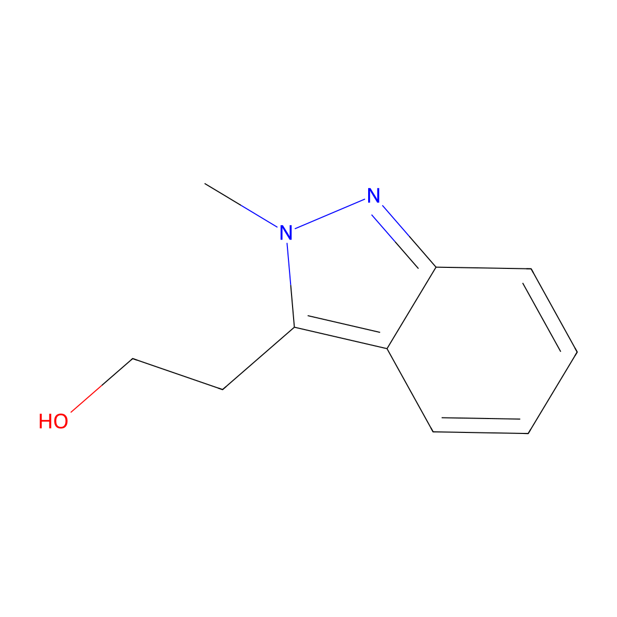 2-(2-Methyl-2H-indazol-3-yl)ethan-1-ol molecular structure, CAS 1524838-64-9