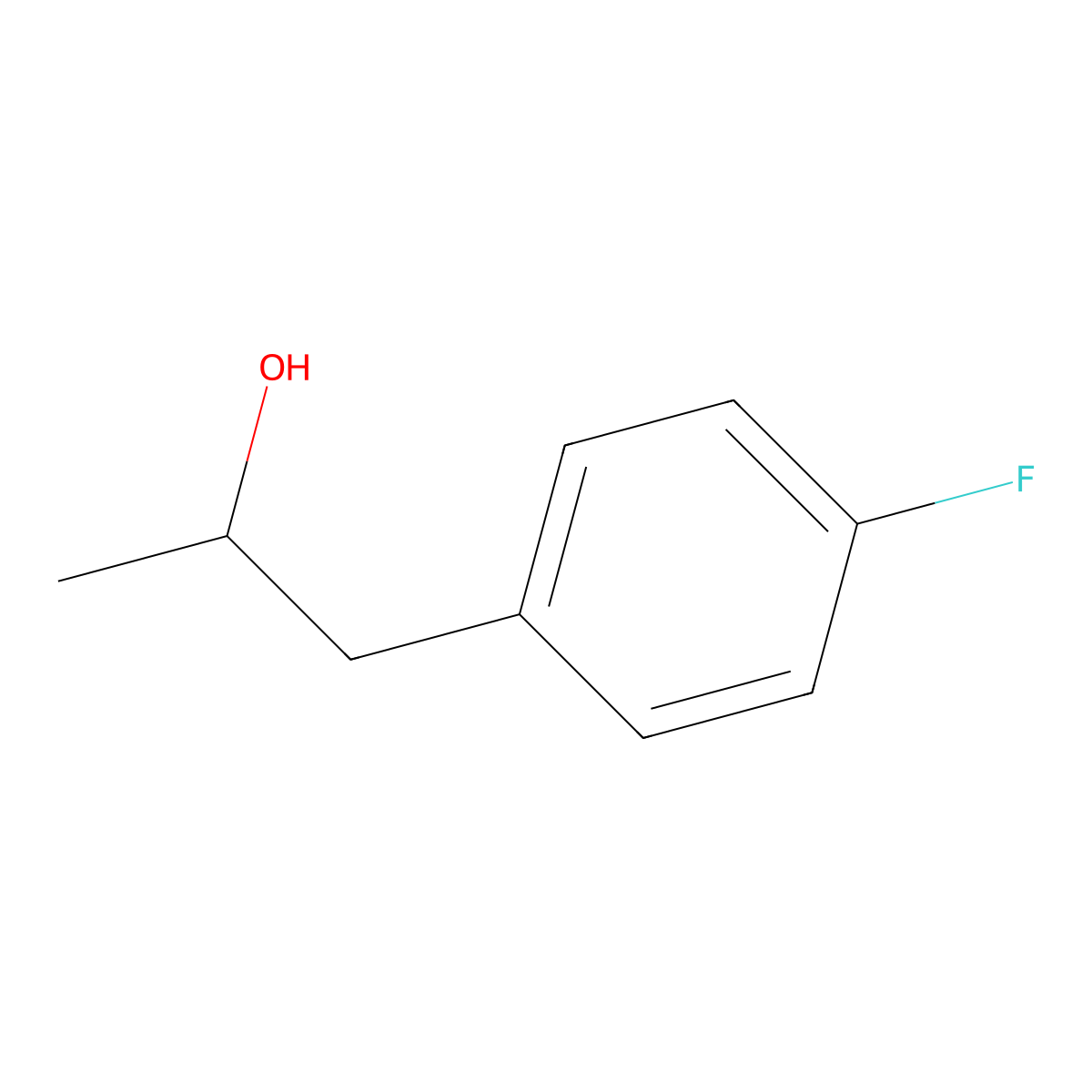 (R)-1-(4-Fluorophenyl)propan-2-ol molecular structure, CAS 152485-69-3