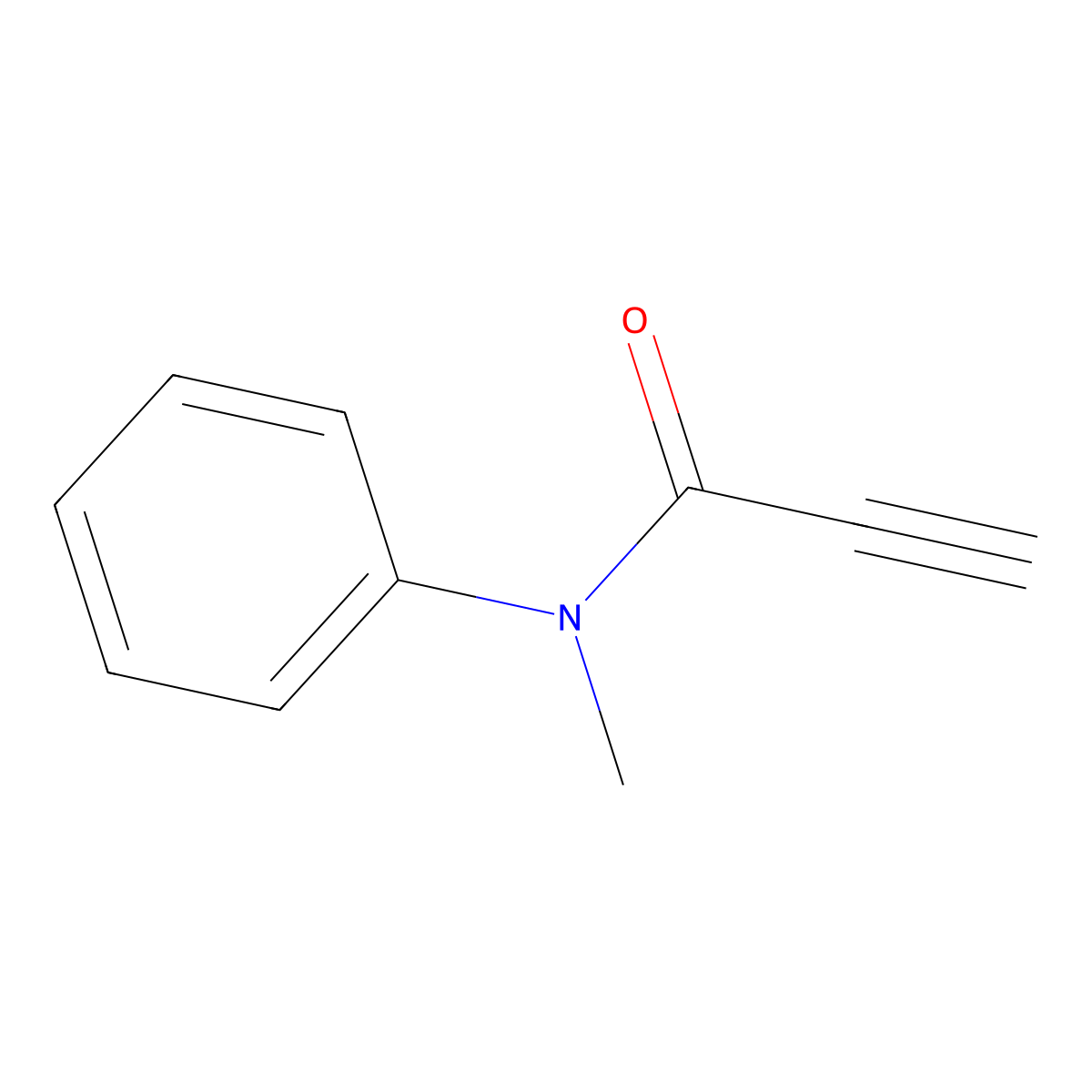 2-Propynamide, N-methyl-N-phenyl- molecular structure, CAS 15249-31-7