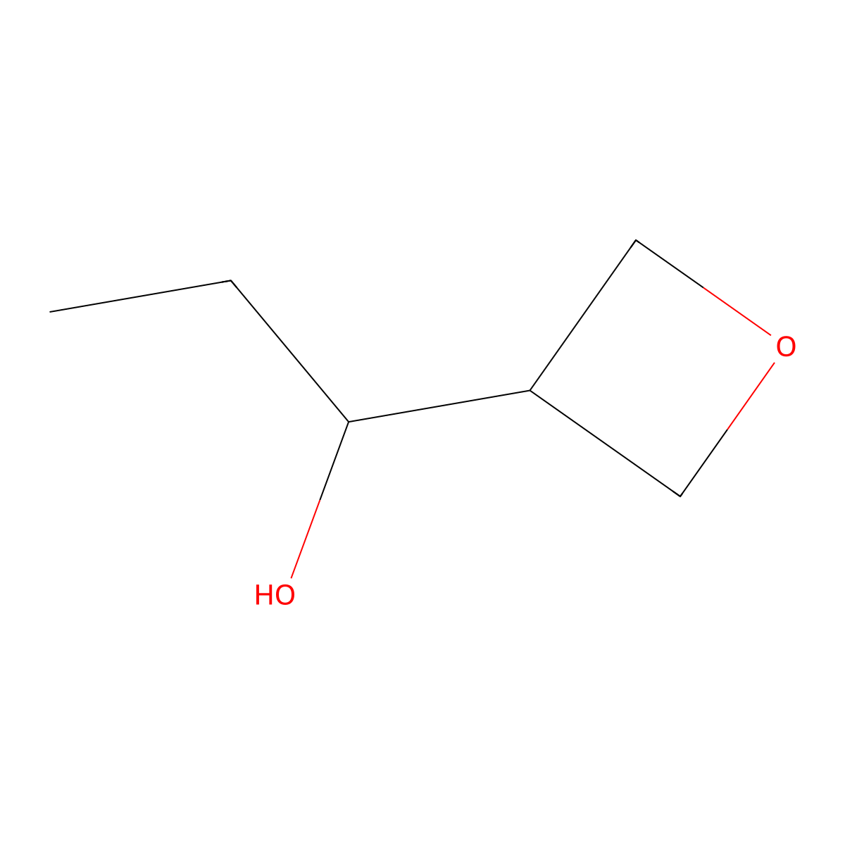 1-(Oxetan-3-yl)propan-1-ol molecular structure, CAS 1524903-03-4