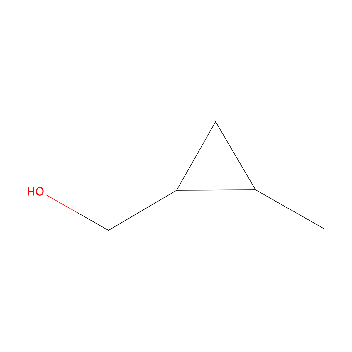 [(1R,2R)-2-methylcyclopropyl]methanol molecular structure, CAS 152518-89-3