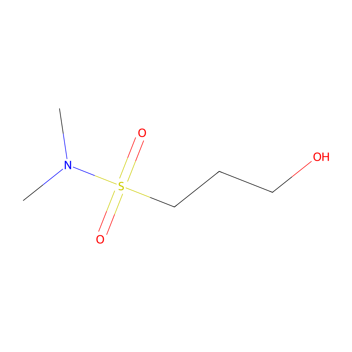 3-hydroxy-N,N-dimethylpropane-1-sulfonamide molecular structure, CAS 152537-54-7