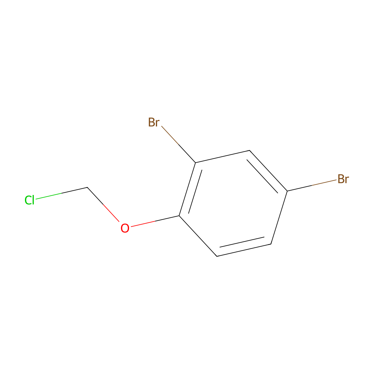 2,4-Dibromo-1-(chloromethoxy)benzene molecular structure, CAS 1525447-27-1