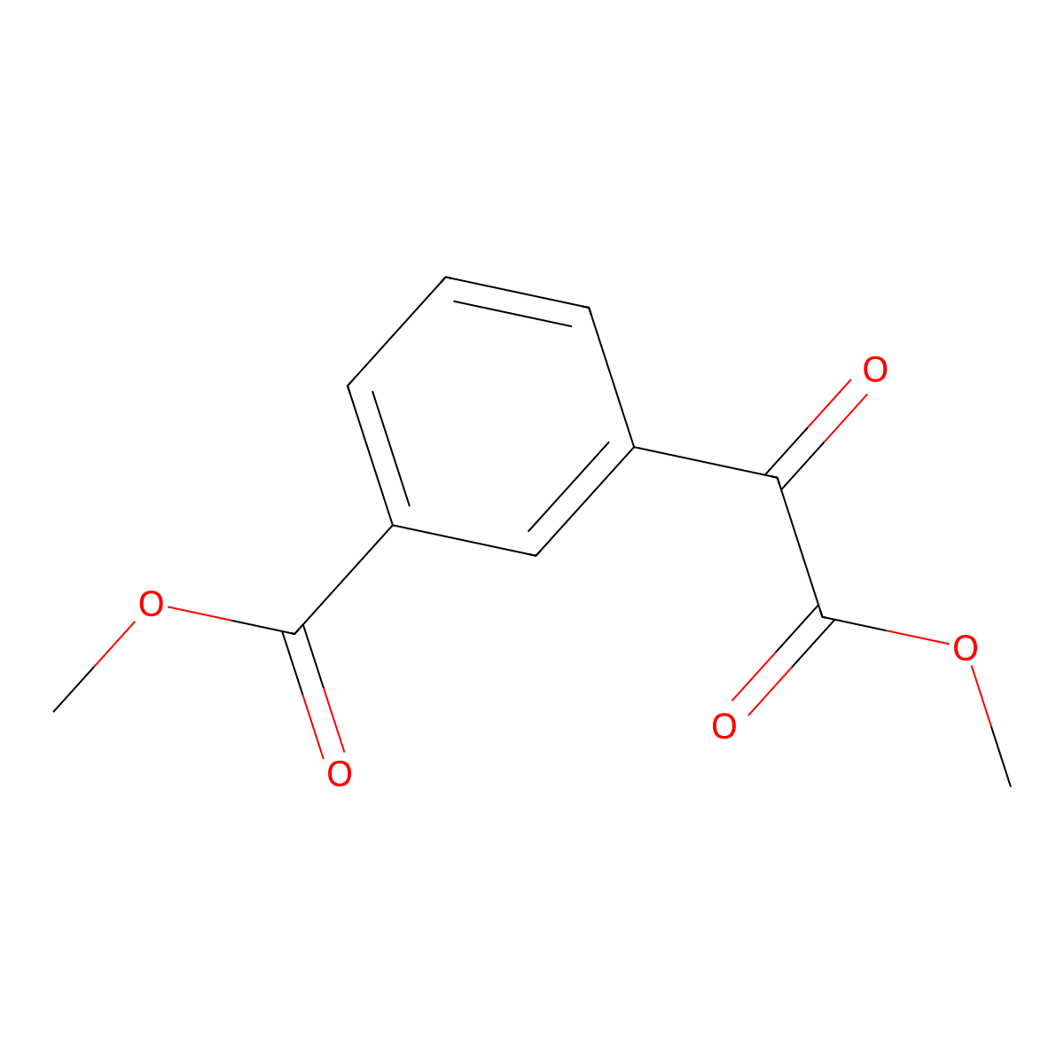 Methyl 3-(methoxycarbonyl)-alpha-oxobenZeneacetate molecular structure, CAS 152552-39-1