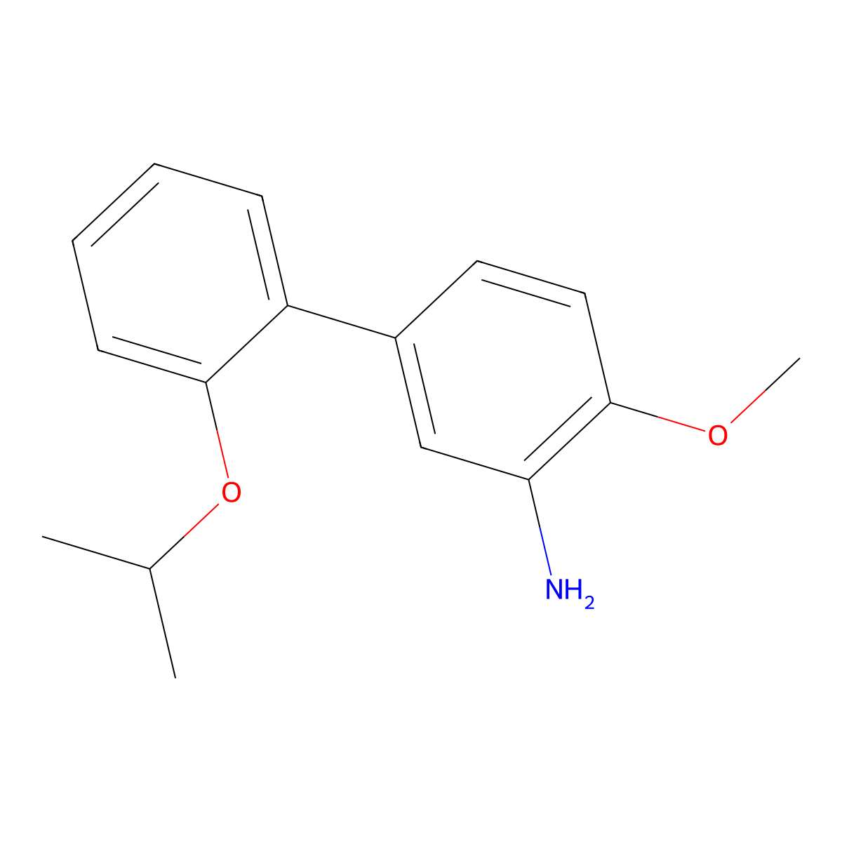 2'-Isopropoxy-4-methoxy-[1,1'-biphenyl]-3-amine molecular structure, CAS 1525520-39-1