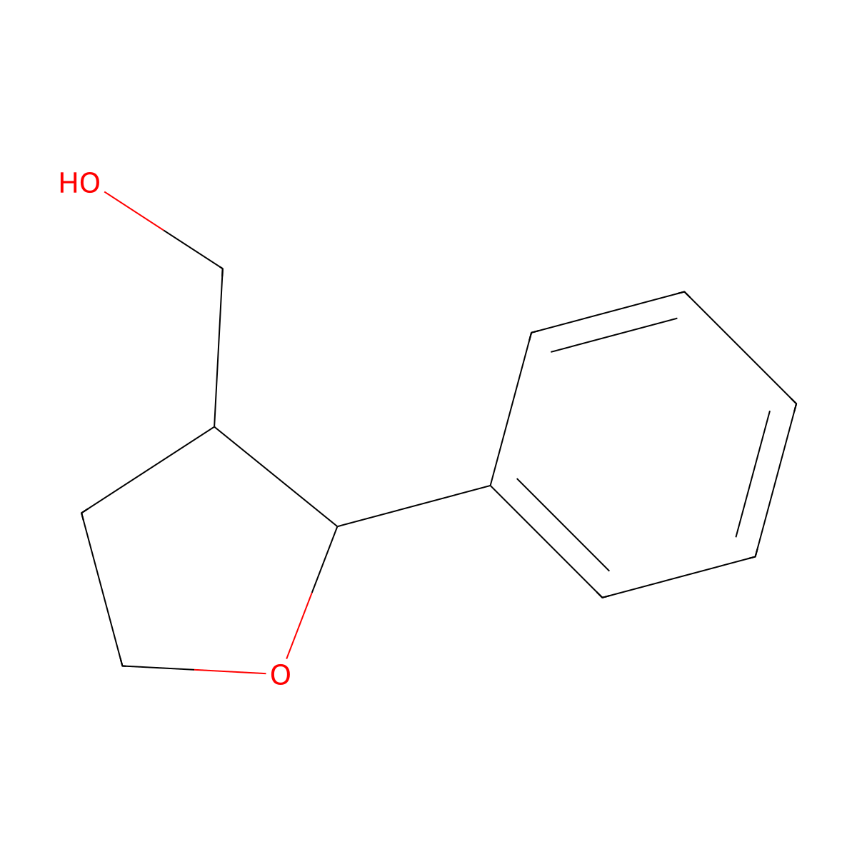 (2-Phenyloxolan-3-yl)methanol molecular structure, CAS 1525526-13-9