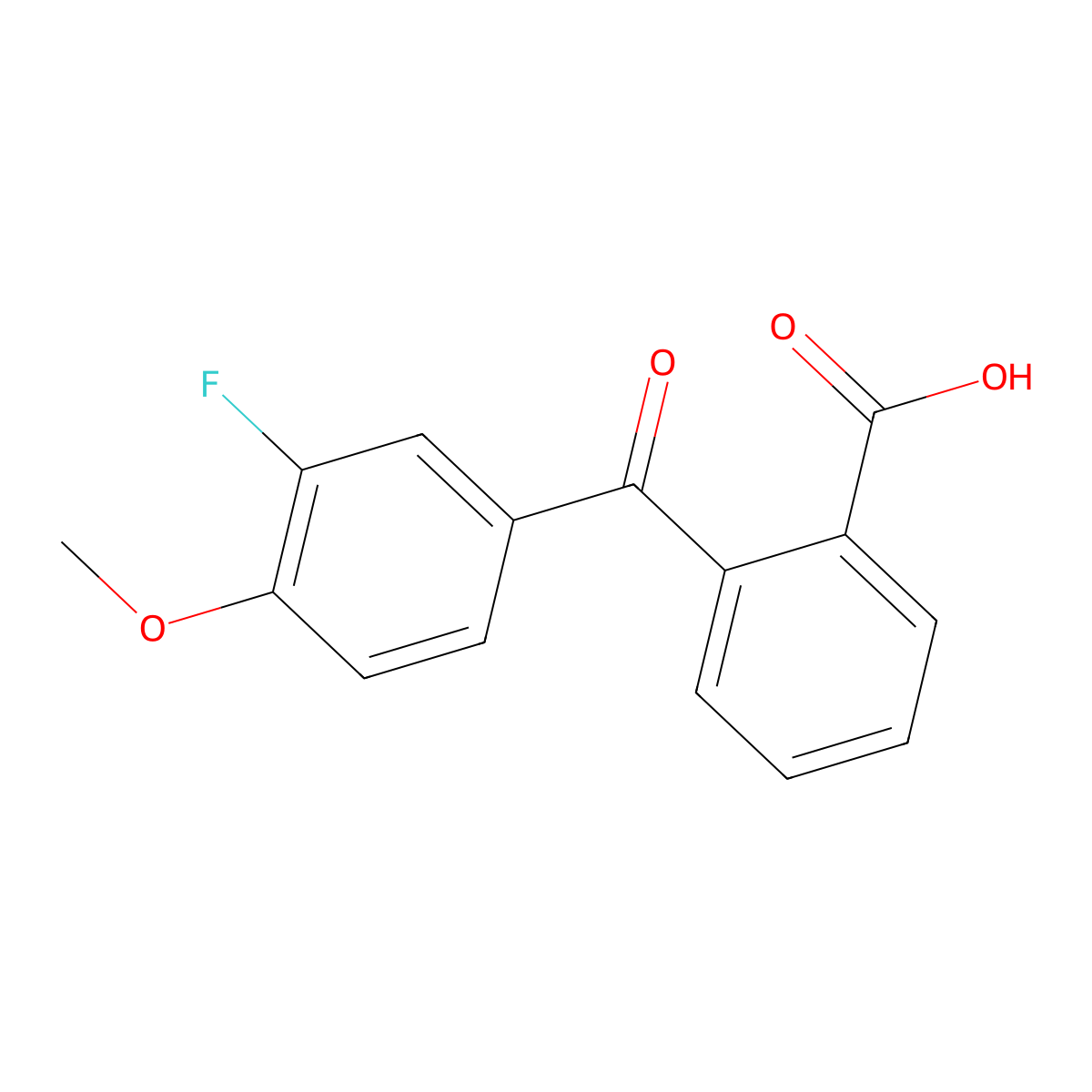 2-(3-Fluoro-4-methoxybenzoyl)benzoic acid molecular structure, CAS 152567-81-2