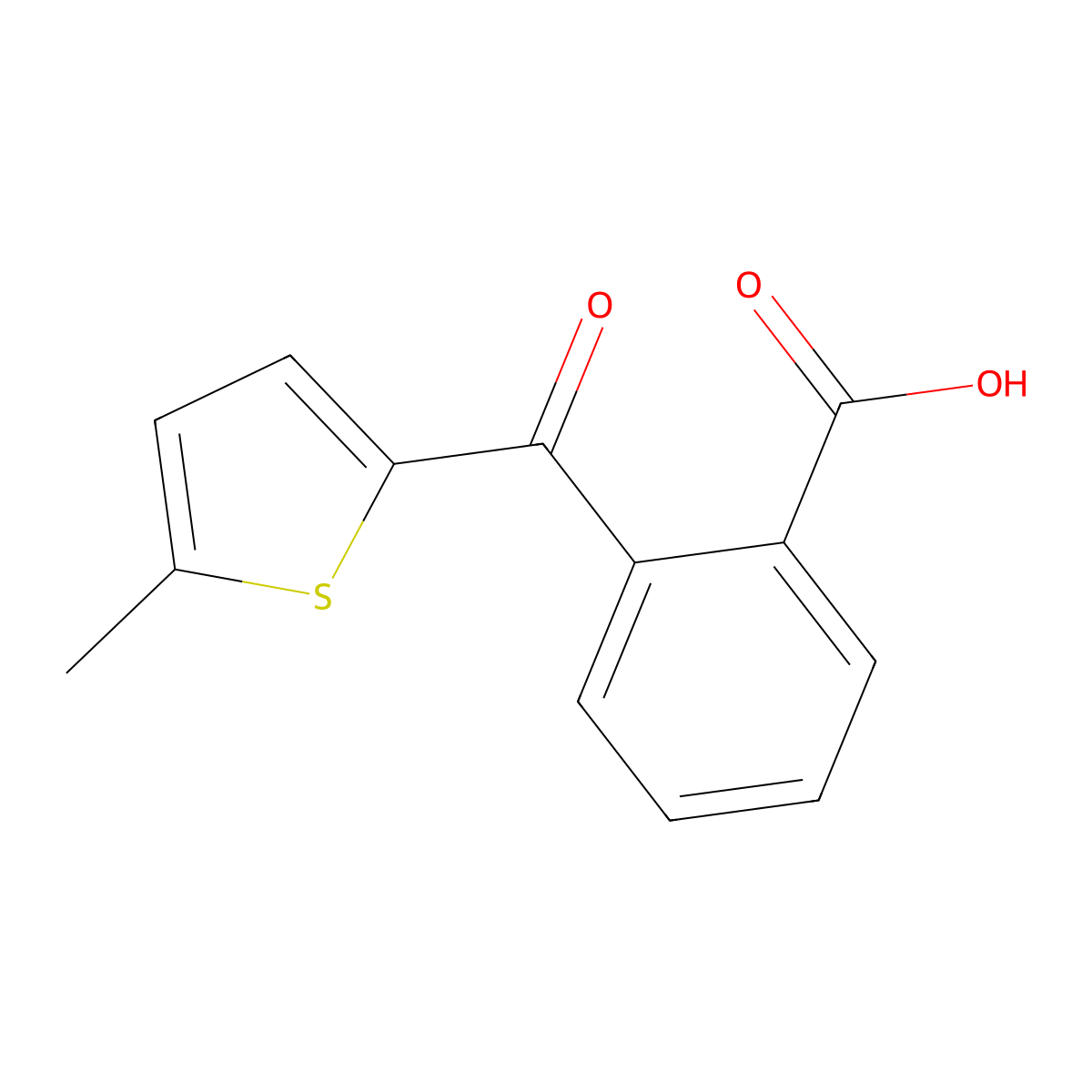 2-(5-Methylthiophene-2-carbonyl)benzoic acid molecular structure, CAS 152567-82-3