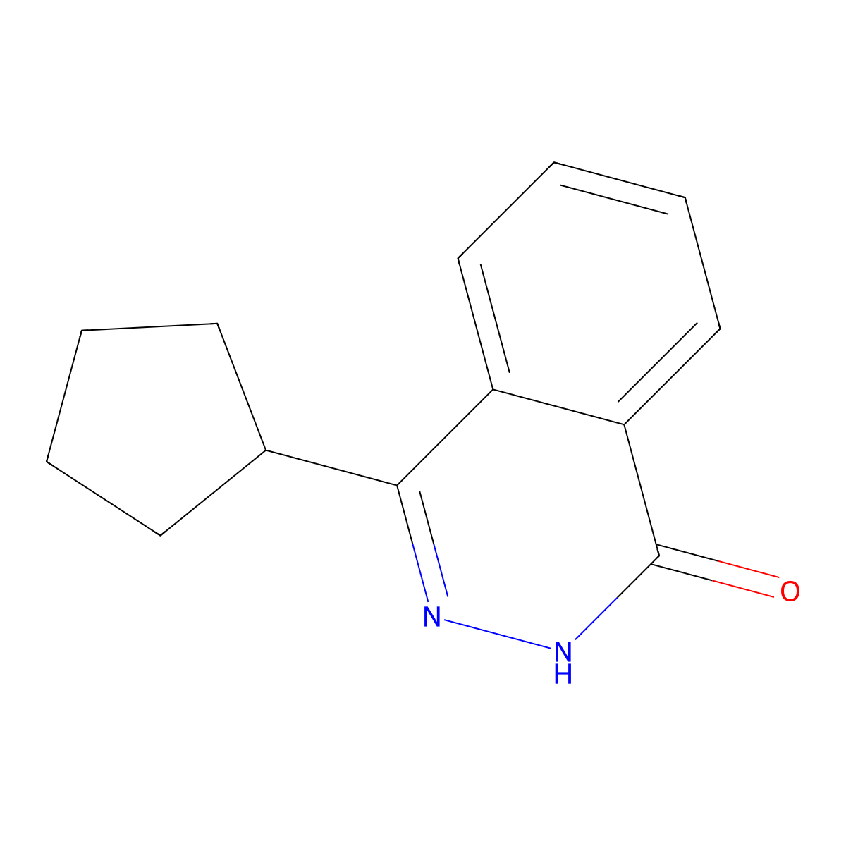 4-Cyclopentyl-1(2h)-phthalazinone molecular structure, CAS 152567-88-9