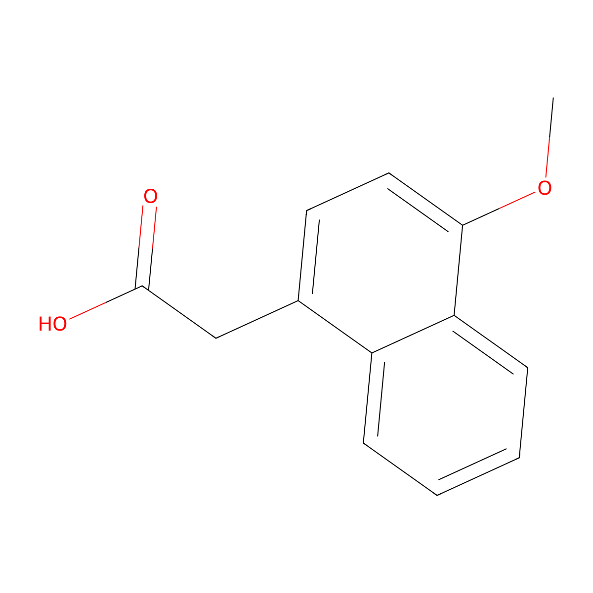 (4-Methoxy-naphthalen-1-yl)-acetic acid molecular structure, CAS 15257-60-0