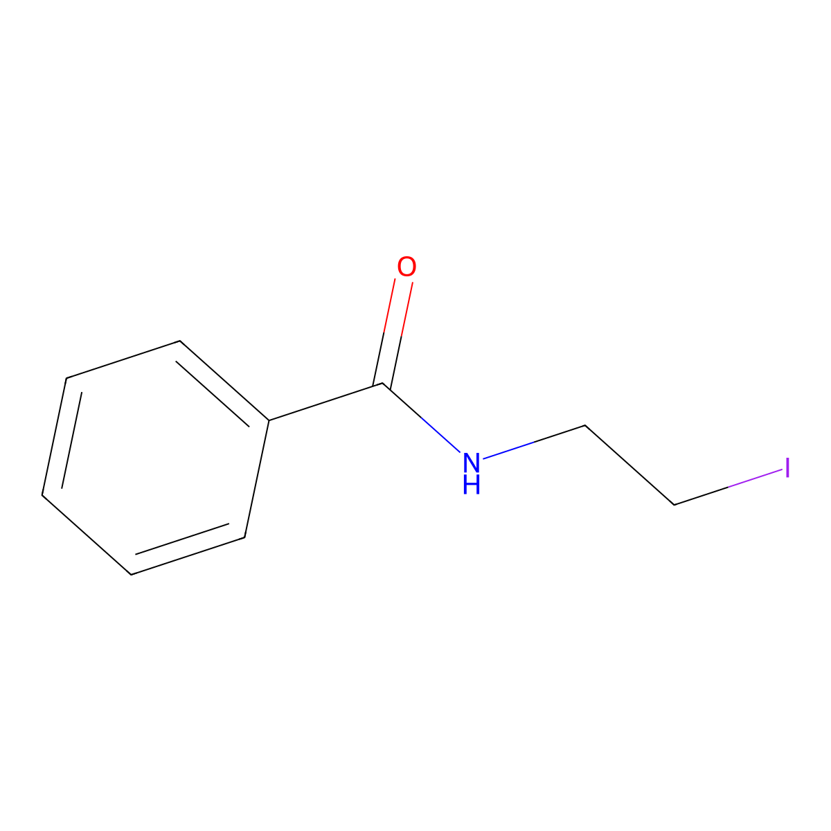 N-(2-Iodoethyl)benzamide molecular structure, CAS 15257-86-0