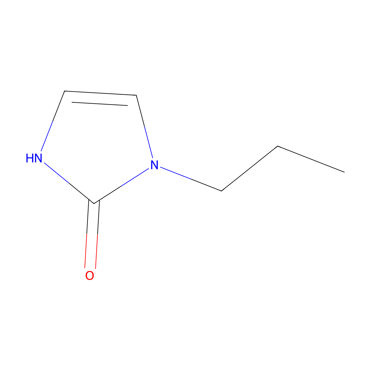 1-propyl-1,3-dihydro-2H-imidazol-2-one molecular structure, CAS 1525704-02-2