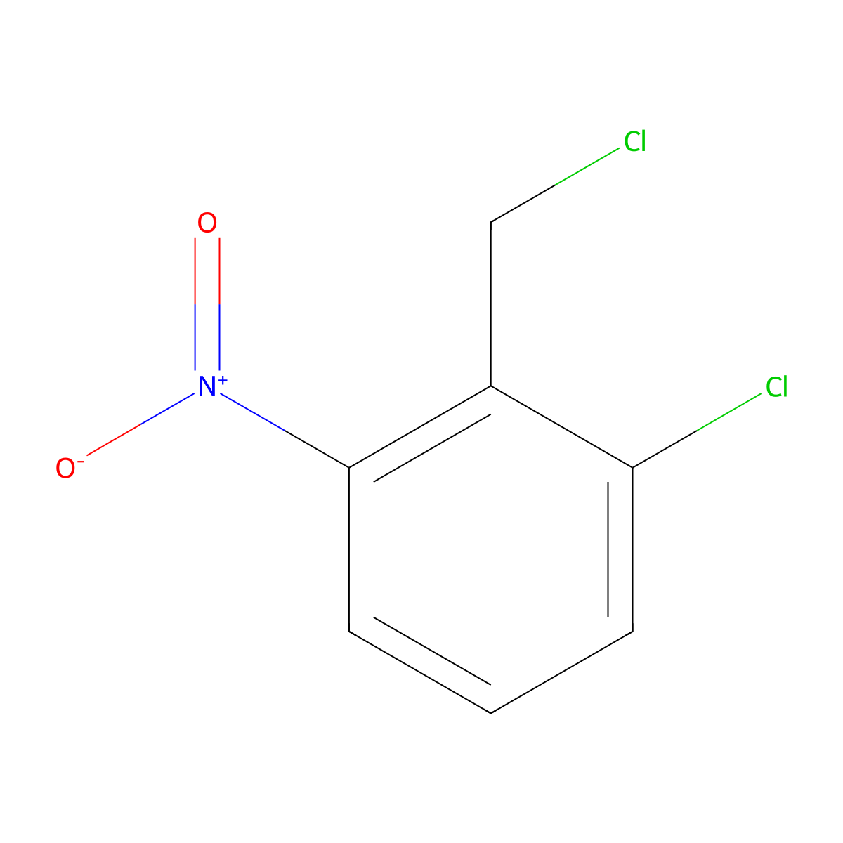 1-Chloro-2-(chloromethyl)-3-nitrobenzene molecular structure, CAS 15258-72-7