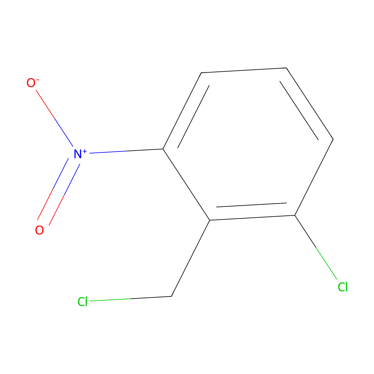1-Chloro-2-(chloromethyl)-3-nitrobenzene molecular structure, CAS 15258-72-7