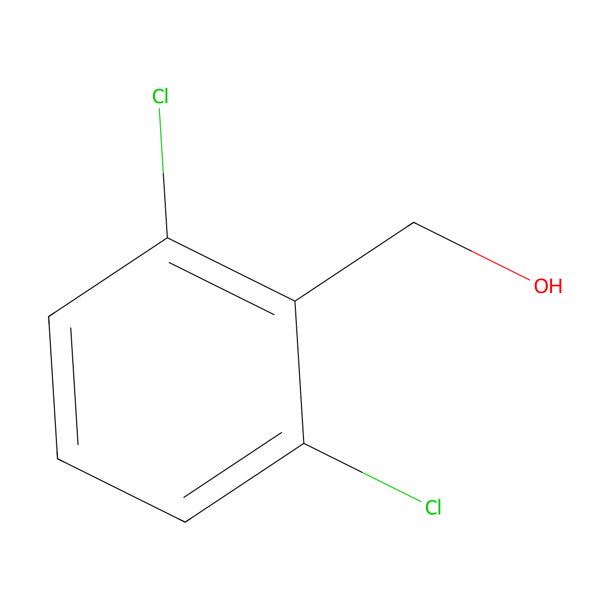 Benzenemethanol, 2,6-dichloro- molecular structure, CAS 15258-73-8