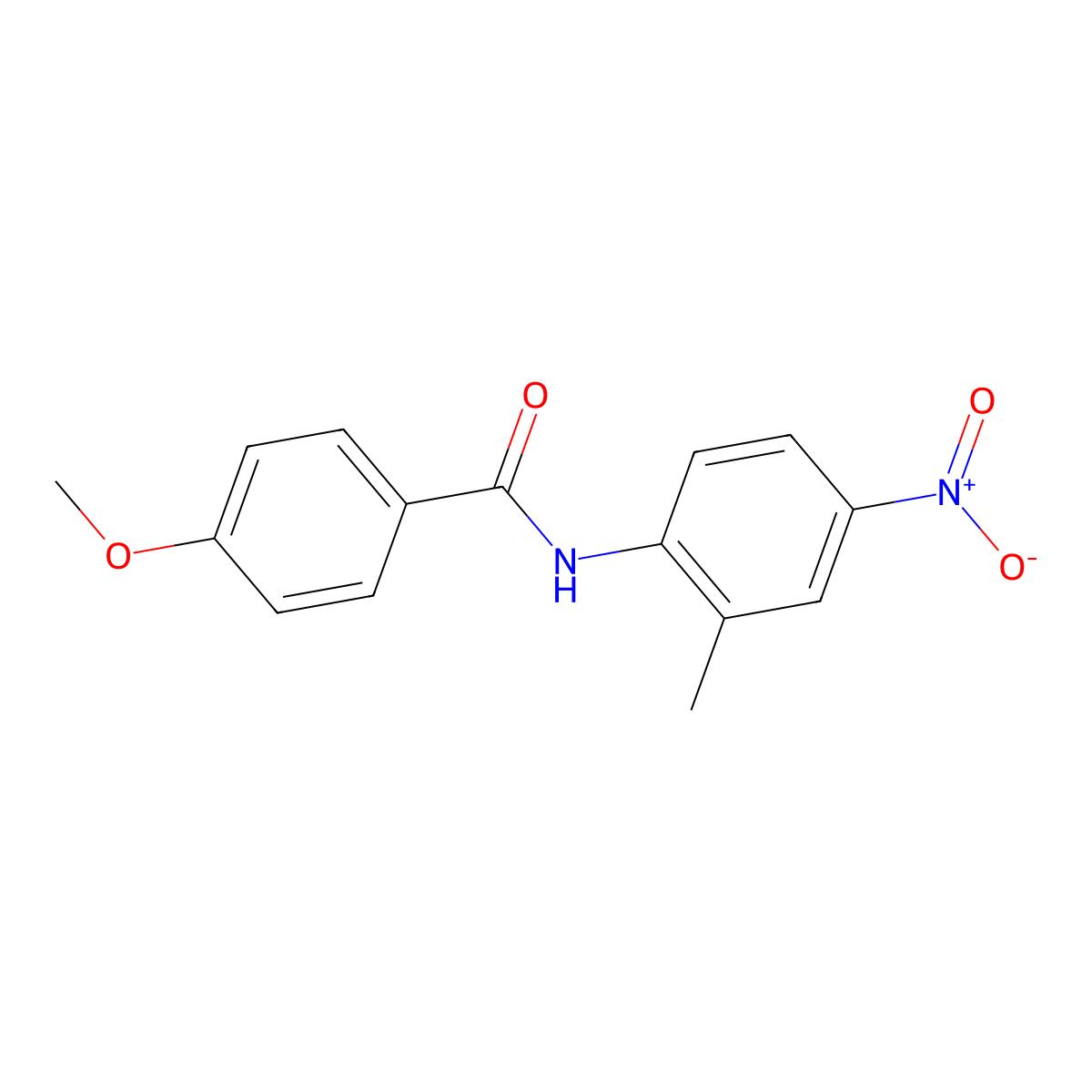 4-methoxy-N-(2-methyl-4-nitrophenyl)benzamide molecular structure, CAS 152586-87-3