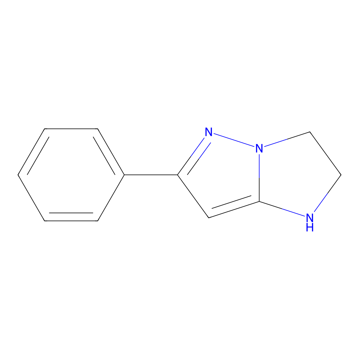 6-Phenyl-1H,2H,3H-pyrazolo[1,5-a]imidazole molecular structure, CAS 1526060-01-4