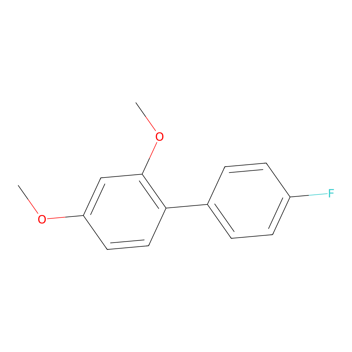 4'-Fluoro-2,4-dimethoxybiphenyl molecular structure, CAS 152609-09-1