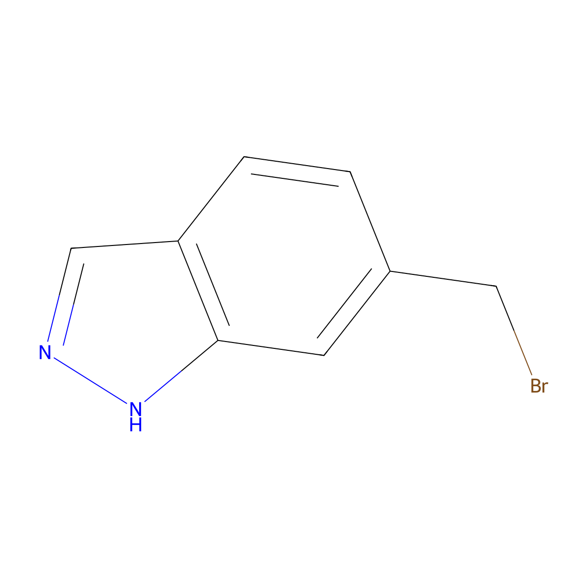 6-(Bromomethyl)-1H-indazole molecular structure, CAS 152626-91-0