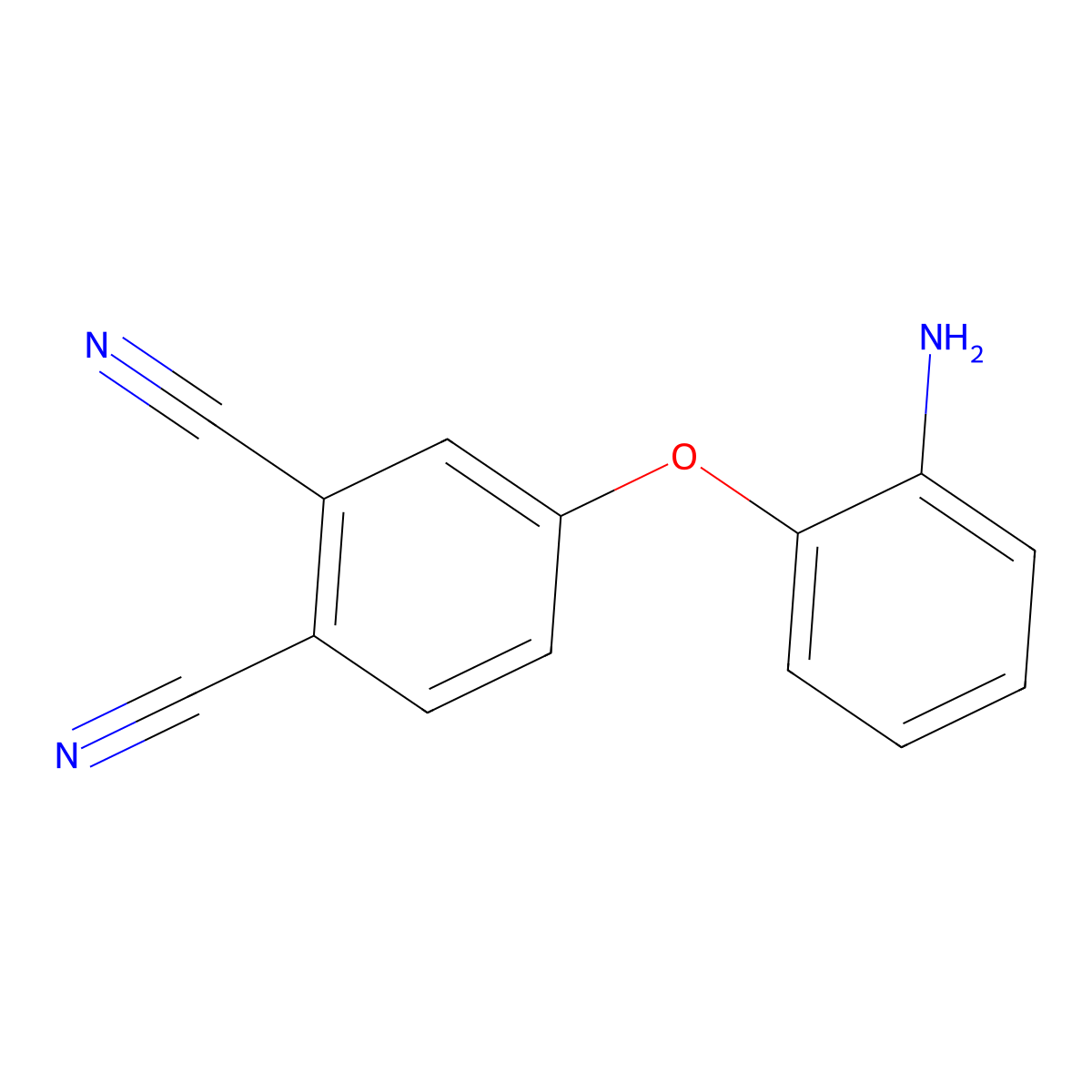 4-(2-Aminophenoxy)phthalonitrile molecular structure, CAS 152633-90-4