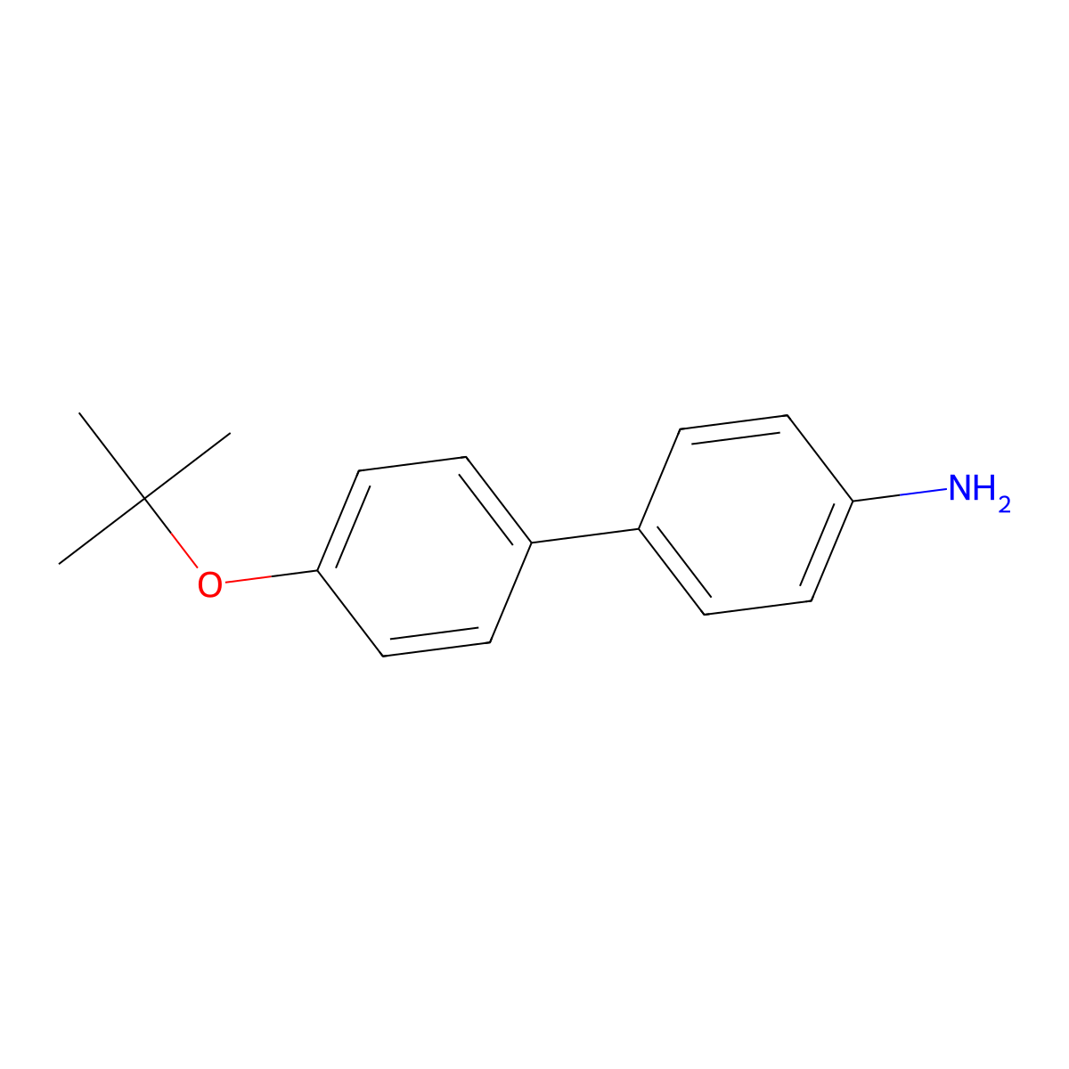 4'-(1,1-Dimethylethoxy)[1,1'-biphenyl]-4-amine molecular structure, CAS 1526343-01-0