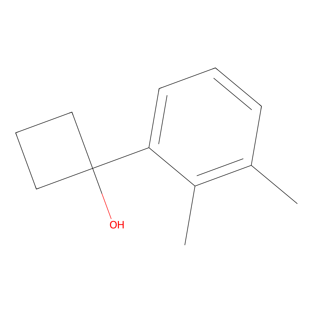 1-(2,3-Dimethylphenyl)cyclobutanol molecular structure, CAS 1526494-11-0