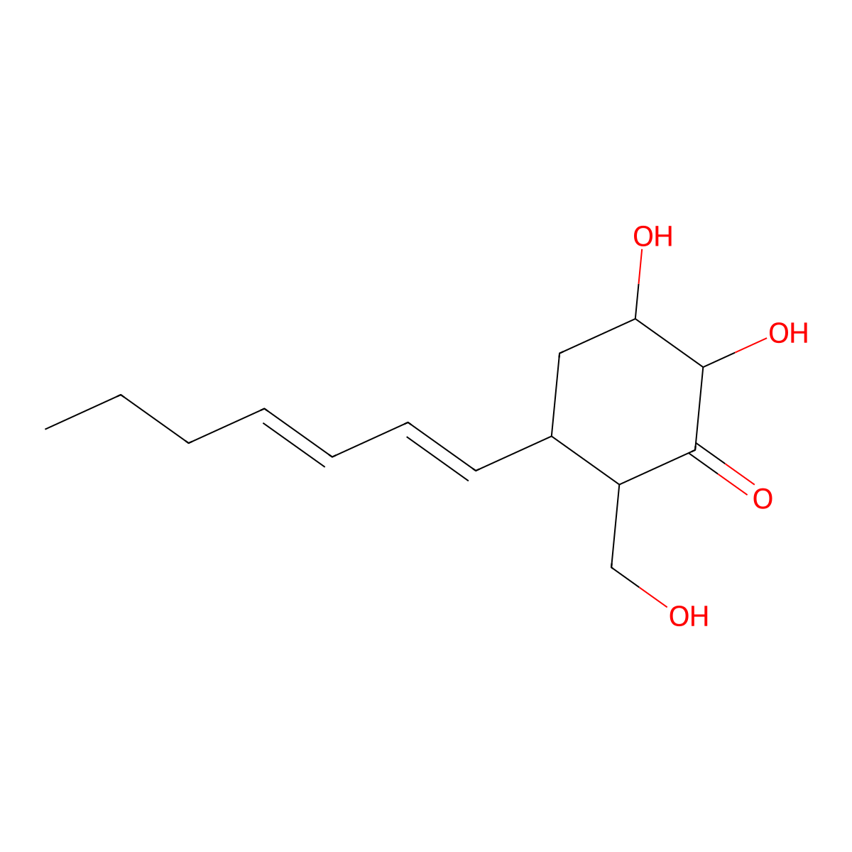 Palitantin molecular structure, CAS 15265-28-8