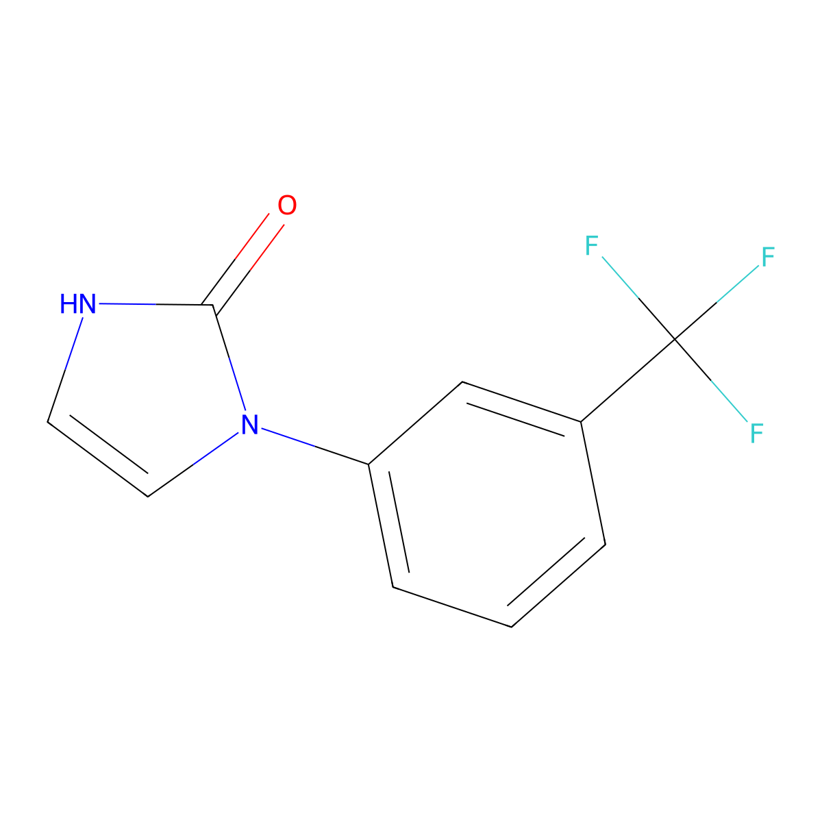 1-(3-(Trifluoromethyl)phenyl)-1,3-dihydro-2h-imidazol-2-one molecular structure, CAS 1526594-45-5